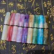 特惠款細閃系列8cm 樹玉濾嘴 玉石濾嘴 當天出貨 使用各種品牌9mm濾芯 附防塵袋 煙斗 煙嘴 濾嘴 丹尼古特