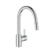 (店+)【GROHE】GROHE 高儀 Eurosmart Cosmopolitan 伸縮廚房龍頭 鵝頸龍頭 314810 1000534
