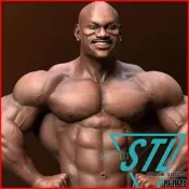 德克斯特·傑克遜健美運動員先生 3D列印模型stl資料 檔案