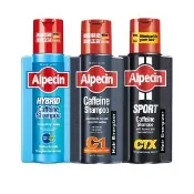 【Alpecin】咖啡因洗髮露 250mlx3-強健髮根必備(一般型C1/運動型CTX/雙動力HYBRID 任選三)