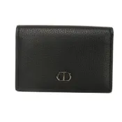 【DOKODEMO】二手 Dior CD ICON 名片夾，現款，Icon 系列，粒面小牛皮，磁扣，帶隔層，證件套，名片夾，全新未使用，CD 標誌，黑色卡包，2ESCH178CDI_H00N