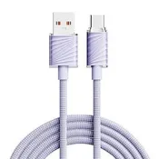 【九乘九】KINYO USB-C920 U-C 5A晶透編織充電線