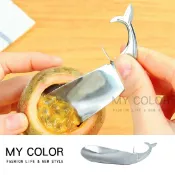 Mycolor 湯匙 挖果勺子 開果器 小湯匙 開口器 水果分割器 水果刀 去核器 切果器 挖水果 鯨魚造型 廚房工具 304不鏽鋼 開果挖勺器♚MY COLOR♚【M108】