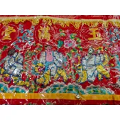 【靜福緣】高級精品刺繡『金蔥凸繡八仙彩(5尺1、6尺3)』 3尺6、5尺1、6尺3、7尺9、10尺、12尺彩絨布明