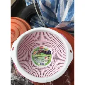 八德國際家庭五金 添成塑膠 雙層滴水圓盤 26cm/36cm 塑膠滴水盤 滴水皿 洗菜籃 洗菜林 台灣製造