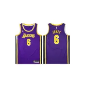 (店+)【NIKE 耐吉】NBA Swingman 湖人經典配色 LEBRON JAMES 球迷版球衣 背心 CV9481-513