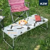 【綠色工場】KAZMI KZM 輕量三折合野餐桌 (K9T3U008) 摺疊桌 露營小桌 帳內桌 收納桌 輕巧桌 