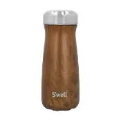 【S’well】美國 Traveler不鏽鋼保溫瓶 金柚木紋470ml / swell 保溫杯 保冰杯 水壺 環保杯