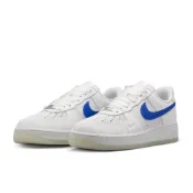 NIKE 耐吉 W Air Force 1 '07 LV8 絲絨白蕾絲鞋帶藍勾 復古 迷彩 女鞋 IW1235-121