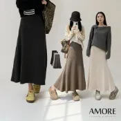 【 Amore 】秋冬慵懶風包臀魚尾長裙 魚尾裙