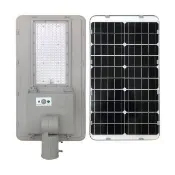 【台灣歐日光電】LED一體式太陽能路燈 工程款 50W 附遙控器(庭院燈 太陽能燈 感應燈 光控 定時【FB50C】)