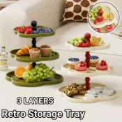 3 Tier High Tea Stand Fruit Cupcake Cakes Party Serving Plat