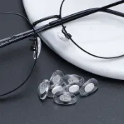 眼鏡鼻託 TITAN防滑硬質金屬芯鼻託 PVC防滑增高鼻墊 眼鏡配件 鈦鼻託 T1P8