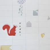 動物貼紙-不殘膠貼紙-手帳貼紙-狐狸-刺蝟 -馬來貘-鯨魚-松鼠