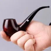 一鬥二嘴 多款可選 石楠木 煙鬥 石楠木煙鬥 手工 直柄 老式傳統 過濾專用煙具 送禮 男士禮物 可拆卸