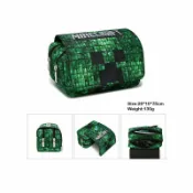 全球選品1館 生活百貨 我的世界方塊人大容量雙層筆袋Minecraft中小學生鉛筆文具袋