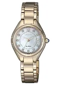 大高雄鐘錶城 CITIZEN 星辰錶 EW2543-85D LADY'S系列 香檳金色系/時尚典雅光動能女錶/26mm｜樂天領券現折★全館特惠中★指定刷卡回饋10%