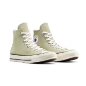 CONVERSE【授權經銷商】男女高筒休閒鞋 皮革 A10549C 淺綠色 CHUCK 70 經典圓標