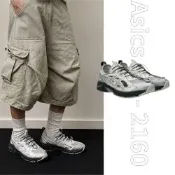 Asics Gt-2160 Breeze 冰河灰奶油白 抽繩拉扣 鏤空 跑鞋 涼鞋 男鞋 1203A951-021