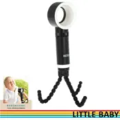 【Little baby】Nuby 無葉片式推車風扇 USB充電 隨行小風扇 推車風扇