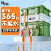 魚缸上部過濾器 水族箱過濾器 魚缸過濾盒 魚池過濾箱 Yee魚缸週轉箱過濾器靜音除油滴流盒水循環外置過濾桶魚池過濾箱