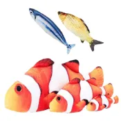 (店+)寵星球 貓薄荷魚 紓壓玩具 含薄荷草 貓咪玩具 喵咪玩具 仿真草魚 貓草抱枕 貓薄荷