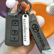 適用老款豐田皇冠鑰匙套12代十二代普銳斯Prius汽車遙控器保護包『小叮噹車品』