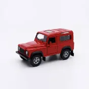 【WELLY 威利】4.75吋 路虎 Land Rover Defender 經典越野車模型