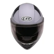 EVO 安全帽 CA-888 雙鏡可樂帽 素色 消水泥灰 內墨鏡 耳機槽 眼鏡溝 金屬齒排扣 全可拆洗 全罩
