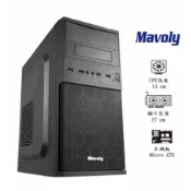 【免運熱銷】Mavoly松聖 1808 電腦機殼 MATX/USB3.0/顯卡長27/上置式電源