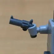【老皮】樂高 Lego 人偶配件 無光澤 左輪手槍 深藍灰 77078