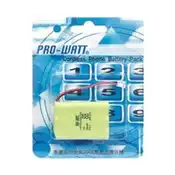 【百利市購物中心】【PRO-WATT】P14-1萬用接頭 無線電話電池3.6V 800mah (尺寸: AAA*3)