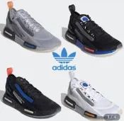 ✈️韓國代購正品《現貨+預購》ADIDAS 愛迪達 NMD R1 SPECTOO灰黑 藍 輕量 運動鞋 FZ3204