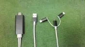 【即插即用蘋果+安卓】畫面轉換線 iPhone 6 7 8 X to HDMI視頻轉換線 MHL 電視棒