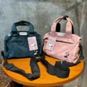 全球選品1館 生活百貨 日系卡通史努比刺繡手提單肩斜後背包大容量防水輕便通勤百搭相機包
