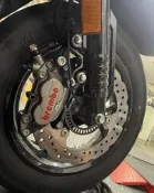 [六代勁戰/水冷BWS/水B]對四卡鉗套餐 黑底紅字 灰底紅字 B牌卡鉗 BREMBO 剎車提升 煞車力提升 直上 桃園