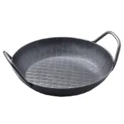 (店+)【TURK】土克鍋 德國製 鐵鍋 熱鍛 平底深鍋 露營必備 28cm 65930 中秋烤肉