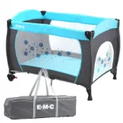 [小樹購] EMC 安全嬰兒床(具遊戲功能)(平安藍)