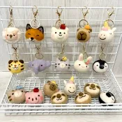 花園小動物頭 多款 羊毛氈造型悠遊卡 鑰匙圈 療癒 送禮