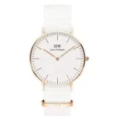【Daniel Wellington】Petite Evergold 36mm香檳金米蘭金屬錶(DW00100309)