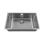 (店+)【TEKA】ARQ7045 下嵌式不鏽鋼水槽 直角圓邊不卡垢 304不鏽鋼 使用軟布易清潔 溢水孔設置 底部防汗塗層設計