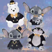 Disney Store 黑之日系列 日本限定 大娃娃 路西法/小熊維尼/史迪奇 迪士尼 玩偶【SPLY】