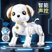 4DRC新款智能聲控機器狗兒童玩具男孩電動遙控小狗狗電子寶寶寵物
