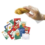 (店+)兒童拋棄式手套 一次性手套 兒童手套 兒童食物手套 手扒雞手套 透明手套 衛生手套 清潔用手套 創意獨立包裝 手套