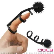 ❤️野蠻情趣❤️ CICILY 手指套滾輪 虐乳虐陰 刺激器 YL00010 #SM