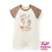 【Mamaway媽媽餵】BABY迪士尼棉質拉克蘭連身包屁衣-奇奇蒂蒂(寶寶包屁衣、嬰兒連身衣)
