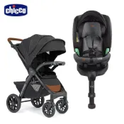 chicco Bi-Seat全能i-size安全汽座Air版+Bravo極致完美手推車領航版