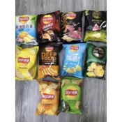 《省錢叔叔二館》lays樂事洋芋片35元包裝，任選1包28元，13種口味（岩燒海苔、經典原味、厚切牛排、香濃起司）