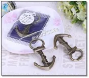 ◎花語人造花資材◎＊古銅色水手船錨開瓶器禮盒＊海洋風~婚禮小物~送客禮~工商贈品~抽獎禮品~二次進場~酒具
