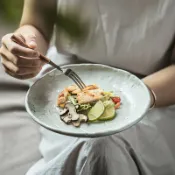 喜挖2店 侘寂風陶瓷餐盤家用餐具盤子碗味碟復古米飯碗菜碗西餐碗盤沙拉碗